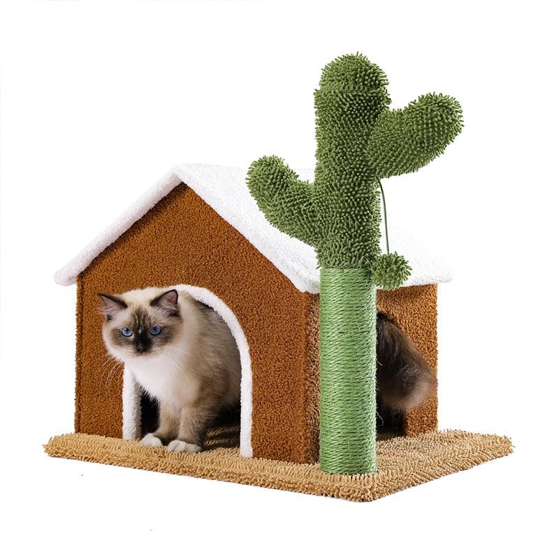 maison cactus pour félin